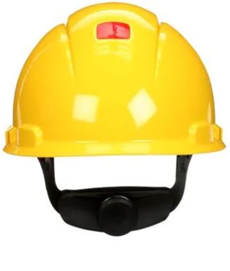 3M H-702SFR-UV หมวกนิรภัย แบบปรับหมุน สีเหลือง